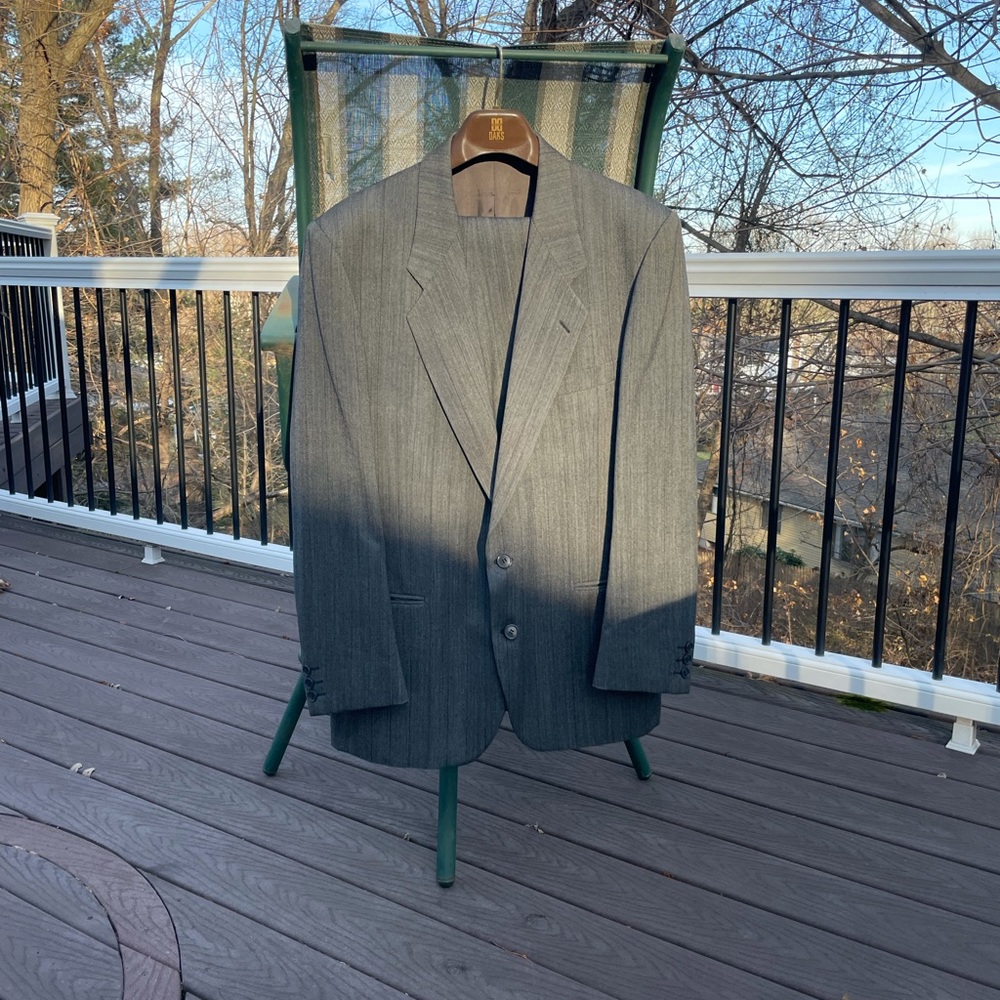 Yves Saint Laurent, Single Breasted Suit, Jacket & Pants, 42R